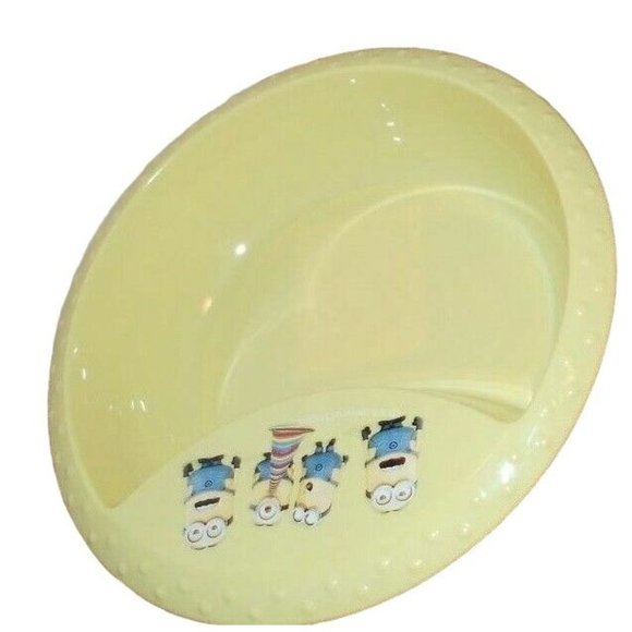 New Minions Despicable Me 2 Pc Set Hard Plastic Bowl Plate Set - Picture 2 of 3